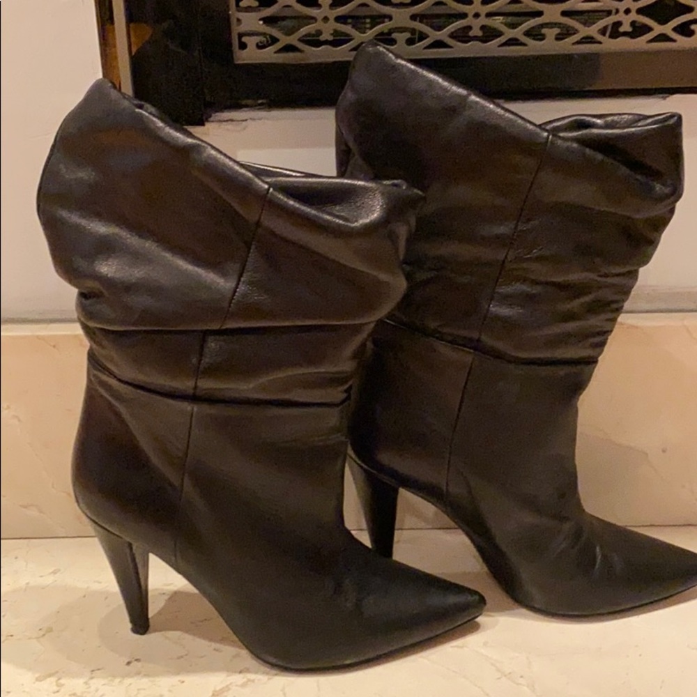 IRO Black leather boots